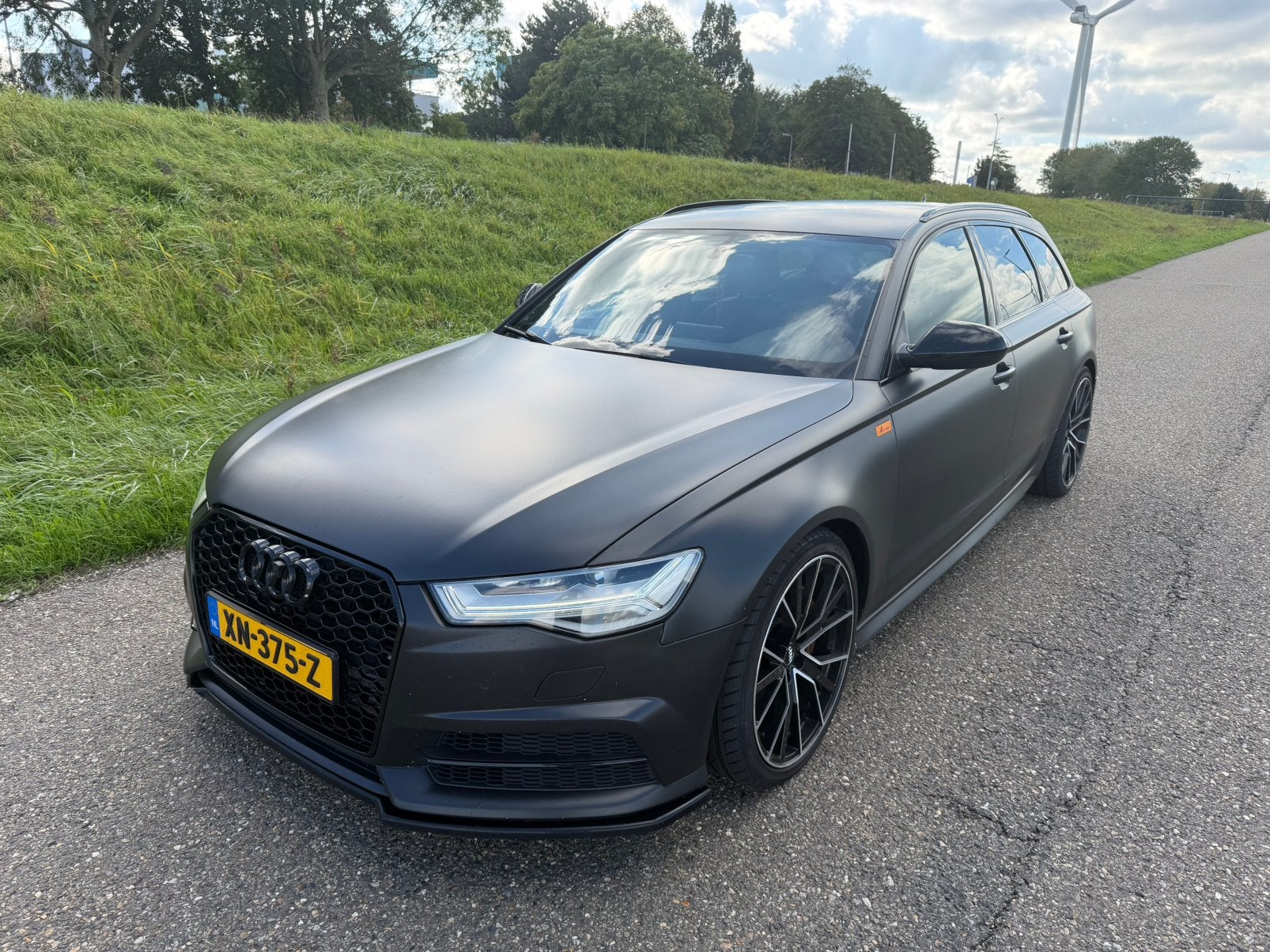 Audi A6 3.0 50 TDI Quattro sport pro line s, Auto's, Automaat, Zwart, 2000 kg, Zwart