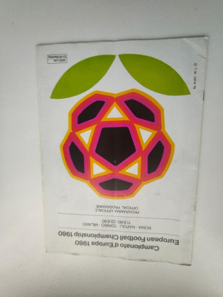 EK 1980 Officieel programmablad, Verzenden, Gebruikt, Overige binnenlandse clubs, Overige typen