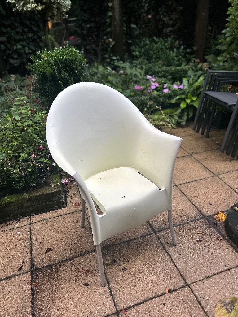 PHILIPPS STARCK LORD YO LICHT GEEL, Tuin en Terras, Ophalen, Gebruikt, Kunststof