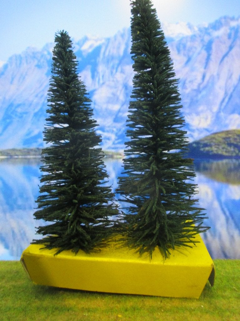Set met 2 hoge kibri dennen 15/17cm, Overige merken, Wisselstroom, Natuur, Nieuw