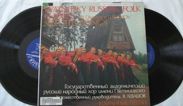 Pyatnitsky Russian Folk Chorus - Selected songs, Gebruikt, Ophalen of Verzenden, 12 inch, Gatefold hoes