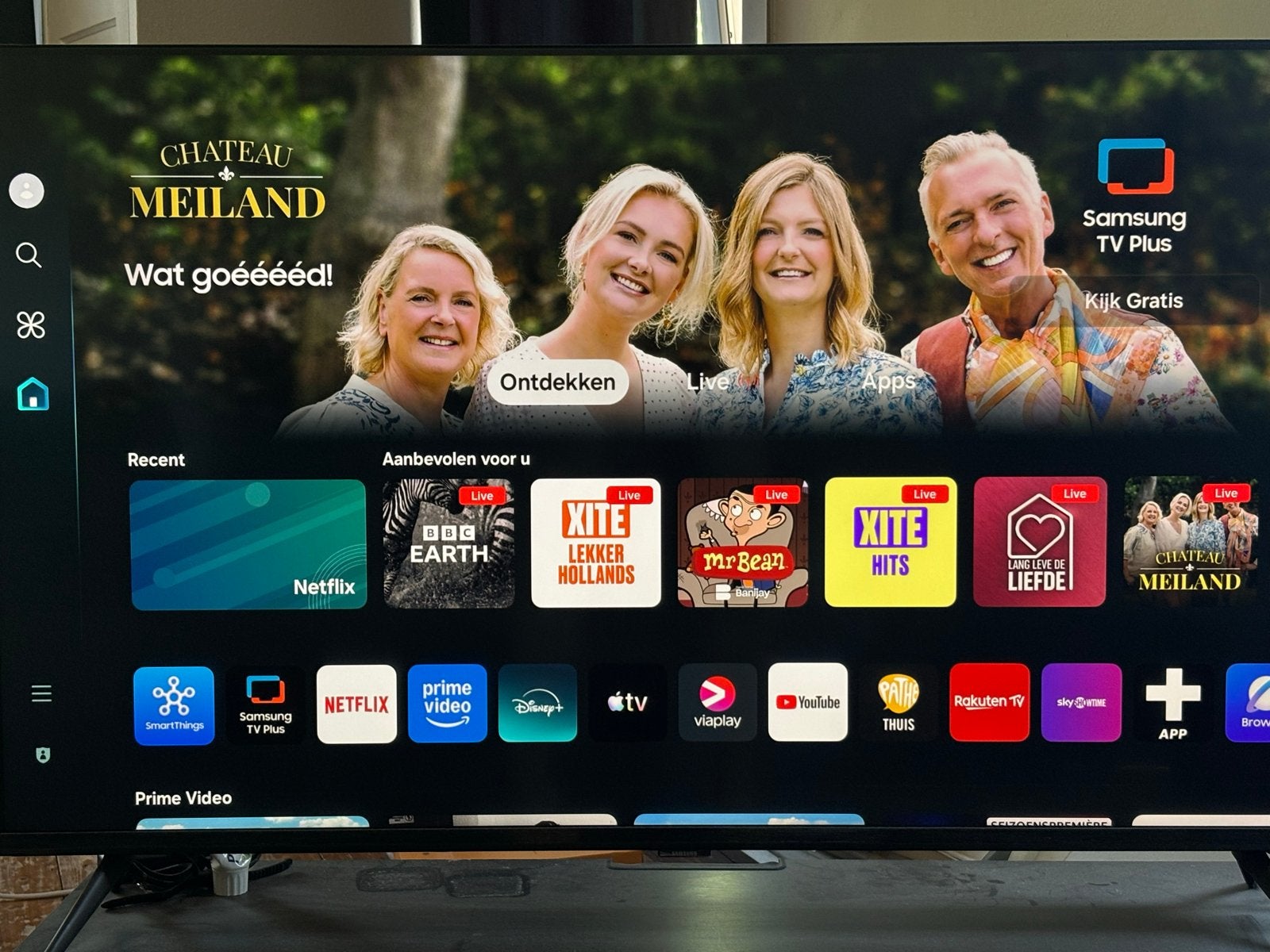 Samsung UE55CU7040K 55 inch 4K Smart TV, Ophalen, LED, 50 Hz, Zo goed als nieuw