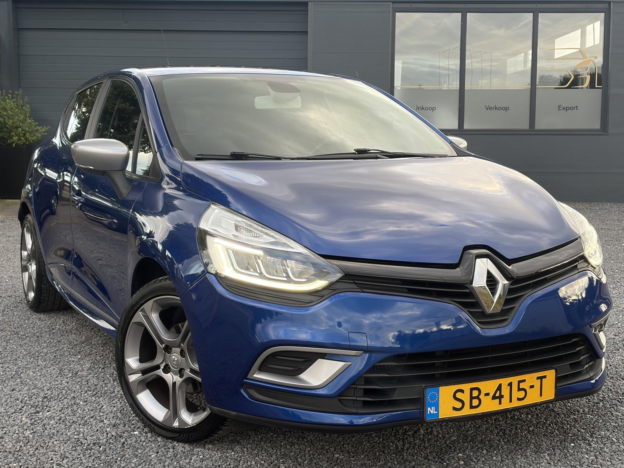 Renault Clio 1.2 TCe GT-Line Automaat l Navi l Keyless l Cli, Auto's, Renault, Stof, Gebruikt, Euro 6, Blauw