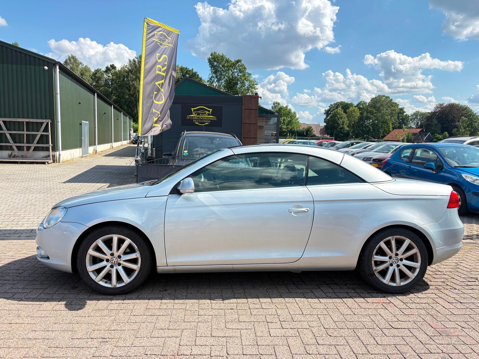 Volkswagen Eos 2.0-16v FSI BOMVOL,AIRCO,LEDEREN BEKLEDING,6B, Auto's, Volkswagen, Voorwielaandrijving, Gebruikt, Open dak, 4 cilinders