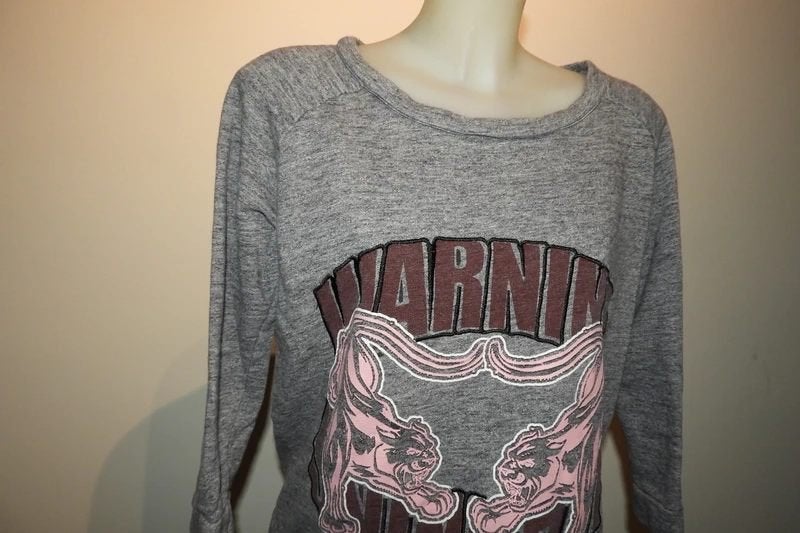 Maje trendy sweater grijs op druk tijgers voorkant mt 1/S, Verzenden, Zo goed als nieuw, Maat 38/40 (M), Grijs