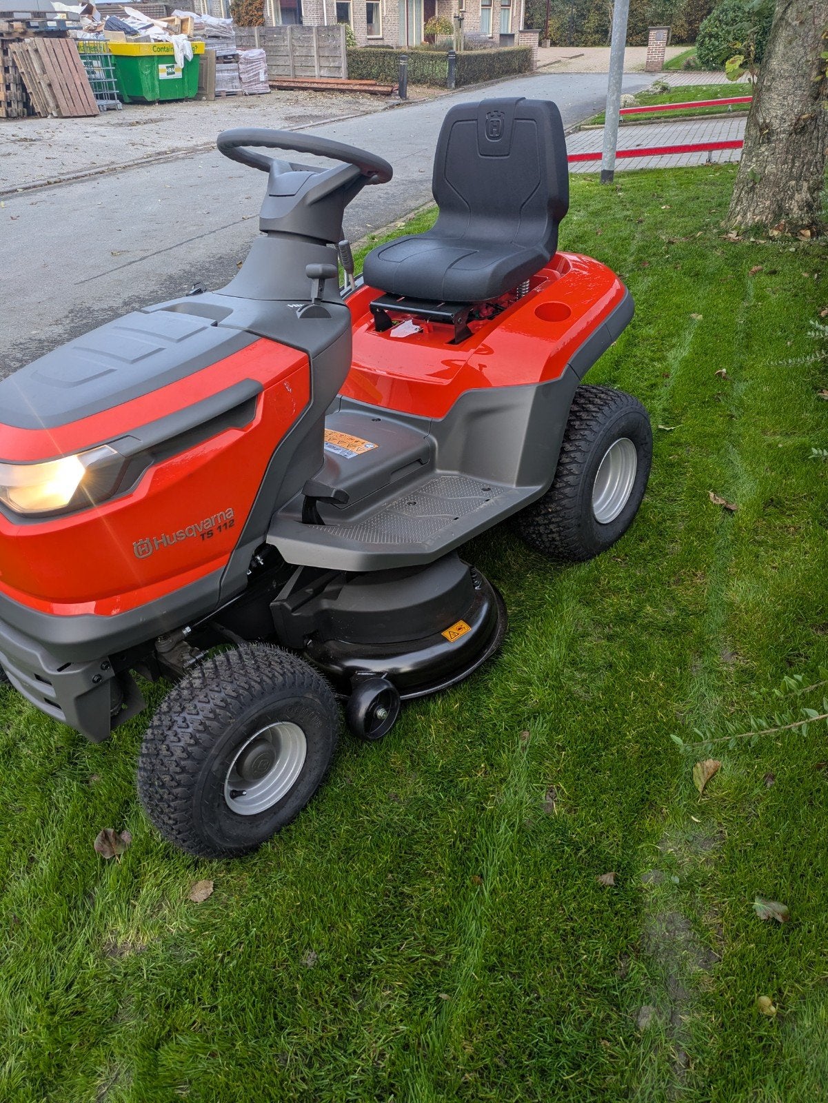 Husqvarna TS 112 zitmaaier nieuw, Ophalen