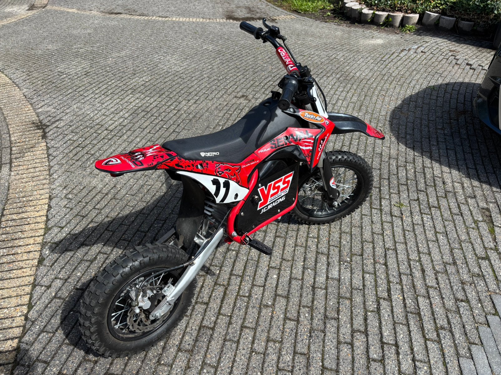 Nitro 1200 Watt crosser, Fietsen en Brommers, Ophalen, Zo goed als nieuw, Overige typen