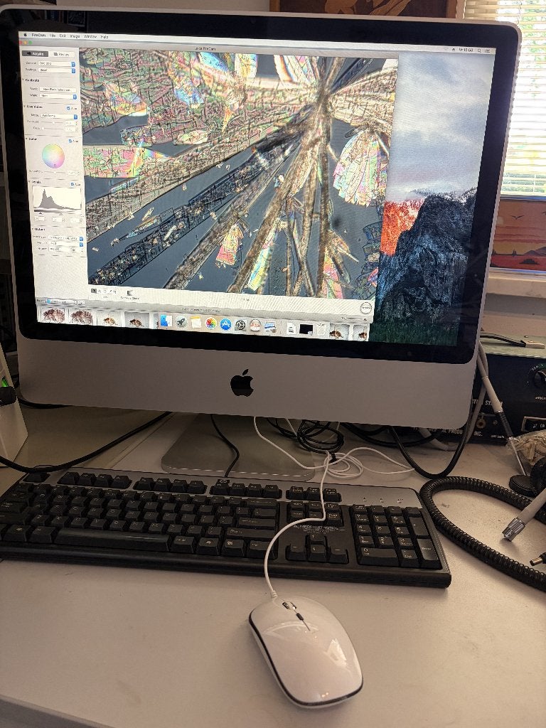 27 inch Imac 8.1 uit 2008, model A1225 prima functionerend, Gebruikt, HDD, IMac, Ophalen of Verzenden