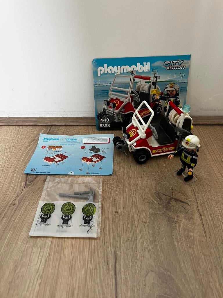 Playmobil Brandweerbuggy - 5398, Ophalen of Verzenden, Zo goed als nieuw