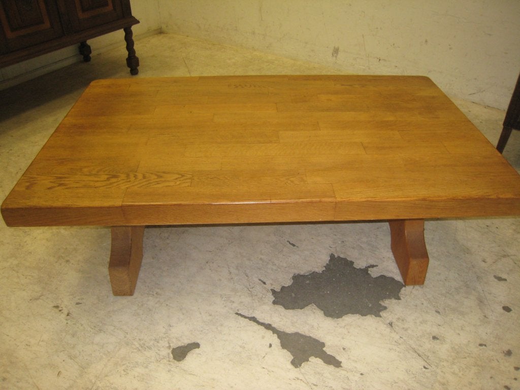 Massief blond eiken salontafel, Niet ingevuld, Gebruikt, Niet ingevuld, Niet ingevuld