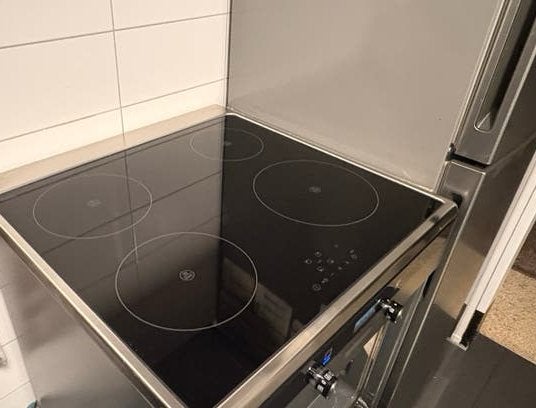 Siemens Inductiekookplaat met oven en  gril, Ophalen, Gebruikt, Hete lucht, 60 cm of meer