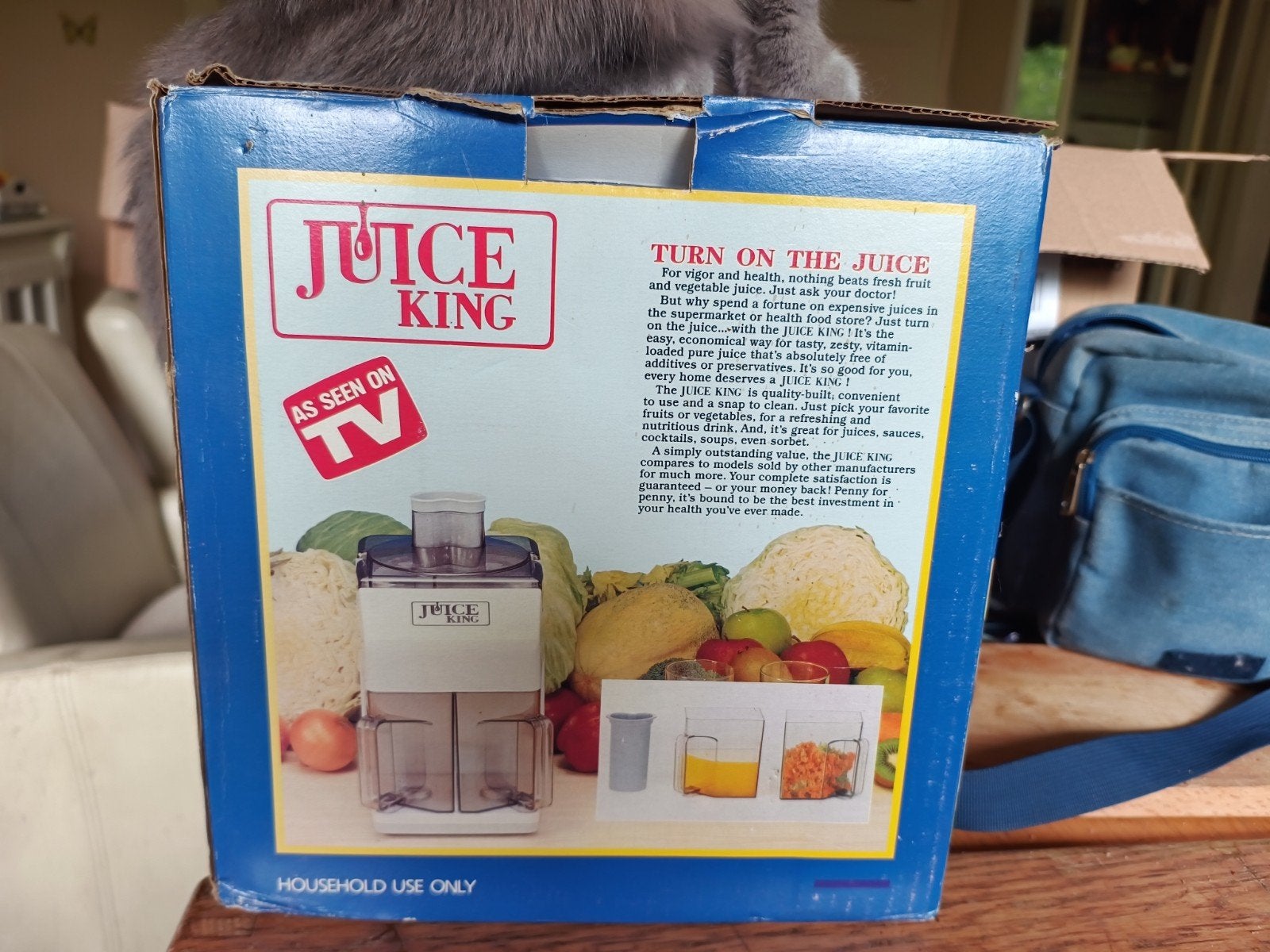 Juice King sapcentrifuge - heerlijke verse sapjes, Ophalen of Verzenden, Gebruikt