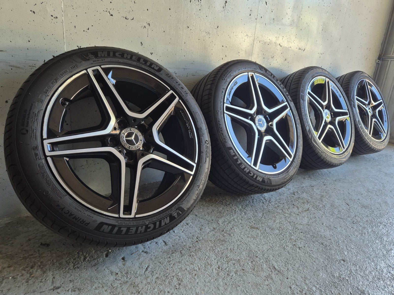 5x112/18 inch orgineel Mercedes A/B/C/CLA Klasse Velgen, Ophalen, 18 inch, Zomerbanden, 225 mm