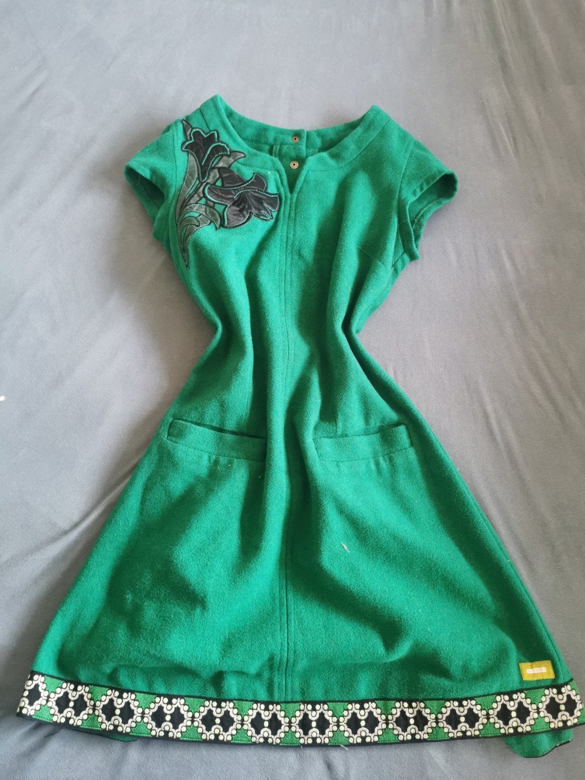 Jurk retro vintage alternatief hippie klassiek sexy ibiza, Ophalen of Verzenden, Zo goed als nieuw, Maat 36 (S), Onder de knie