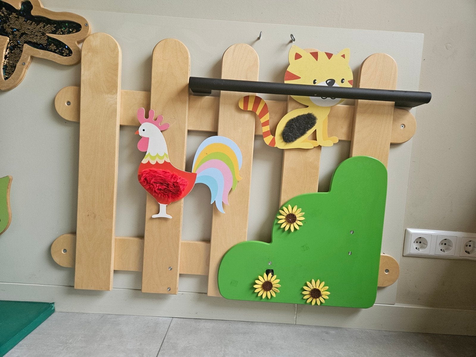 Houten speelhek boxenland  met dieren en activiteiten voor b, Kinderen en Baby's, Ophalen of Verzenden, Overige typen