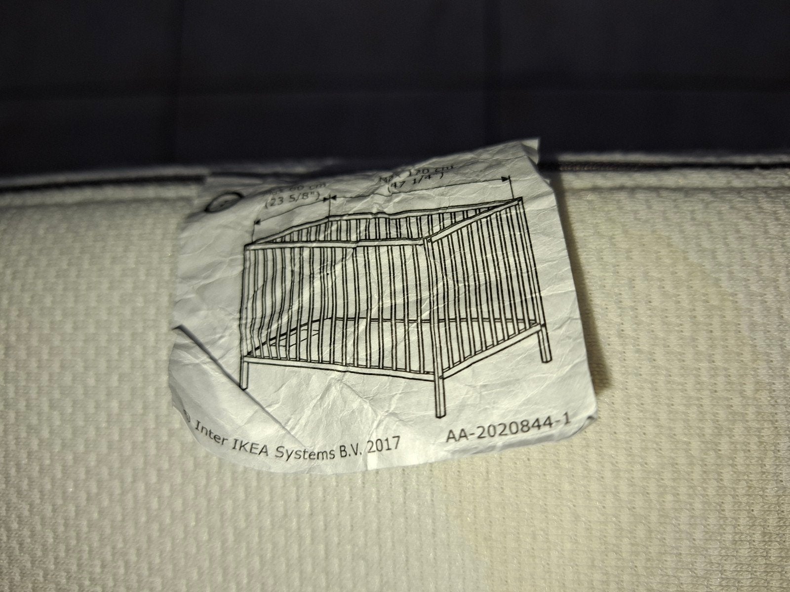 Matras kinderbed, Ophalen, Zo goed als nieuw, Ledikant