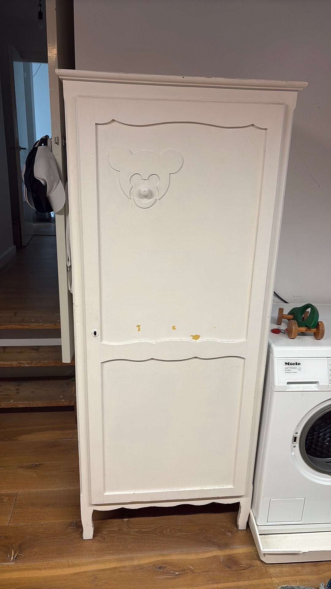 Witte kast kledingkast kinderkast, Huis en Inrichting, Ophalen, Gebruikt, 50 tot 100 cm, 50 tot 75 cm