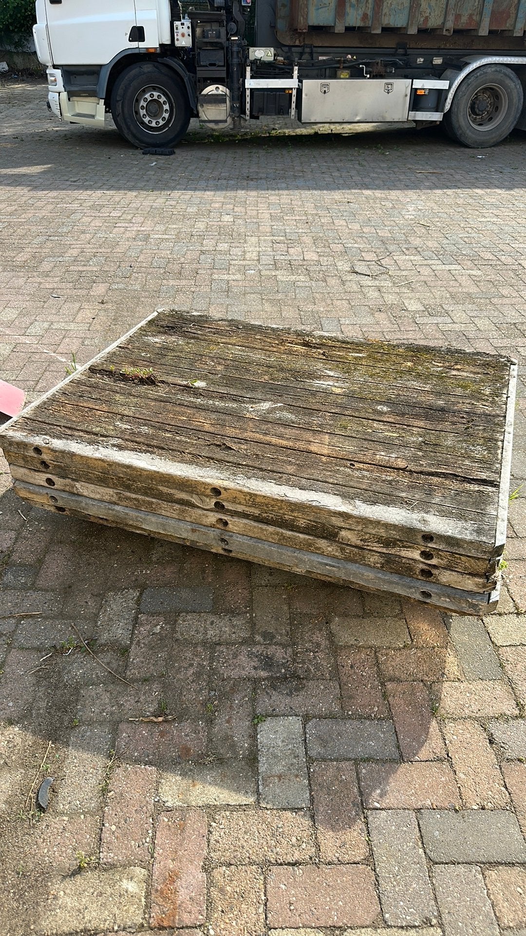 5 steenschotten 140 x 105 samen, Ophalen, 50 mm of meer, Pallet, Minder dan 200 cm