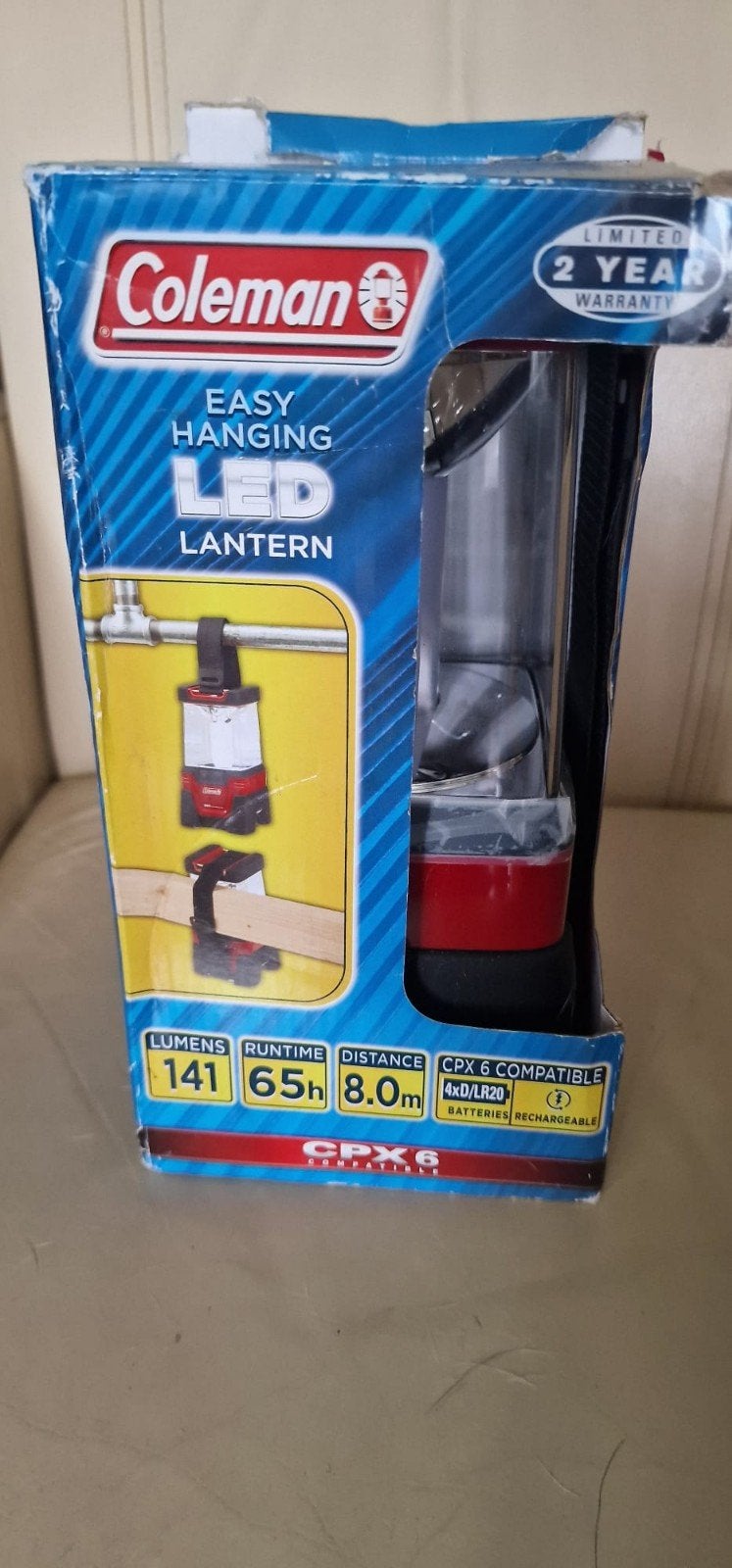 Coleman Easy Hanging LED Lantaarn - 141 Lumen, 65u, Ophalen of Verzenden