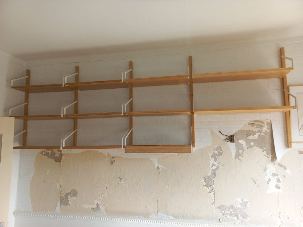 SVALNÄS wandopbergsysteem – modulair en van bamboe (IKEA), Ophalen, Zo goed als nieuw