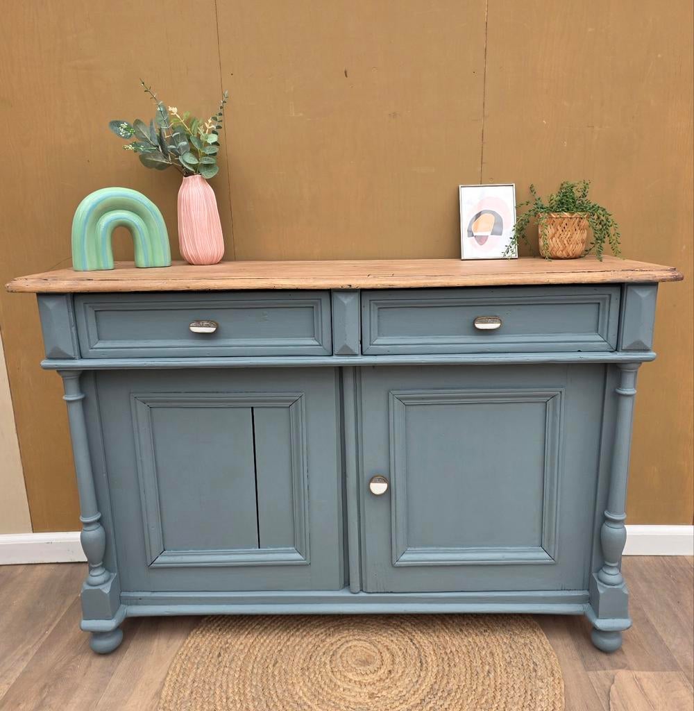 Dressoir Blue Pine, Ophalen, Voorhout, Zo goed als nieuw, Florissantjes Studio