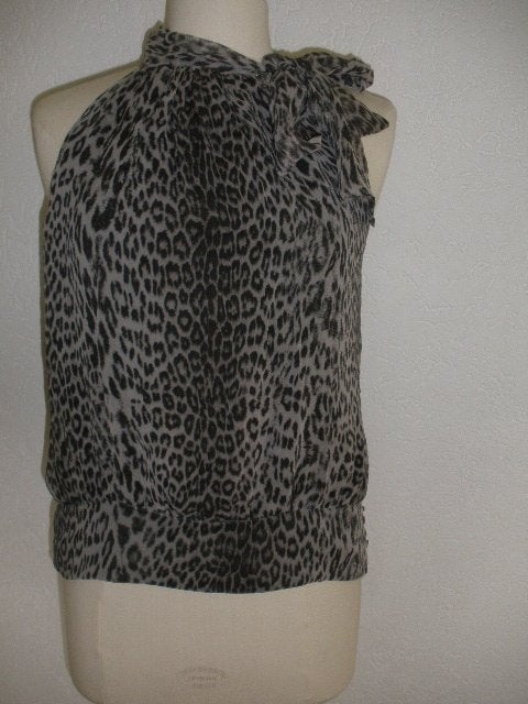 MANGO top luipaard print maat L, Maat 38/40 (M), Mango, Bruin, Ophalen of Verzenden