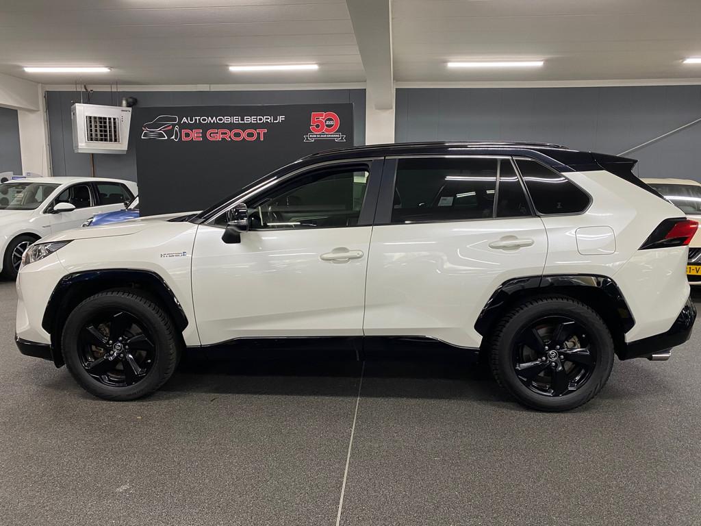 Toyota RAV4 2.5 Hybrid Bi-Tone/ Automaat/ Achteruitrijcamera, Gebruikt, 4 cilinders, 2487 cc, Wit