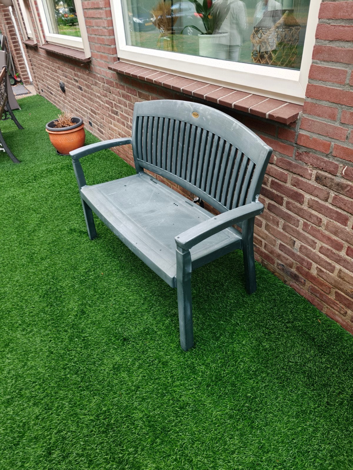 Hartman Prestige tuinbank – kunststof, Ophalen, Gebruikt, Kunststof