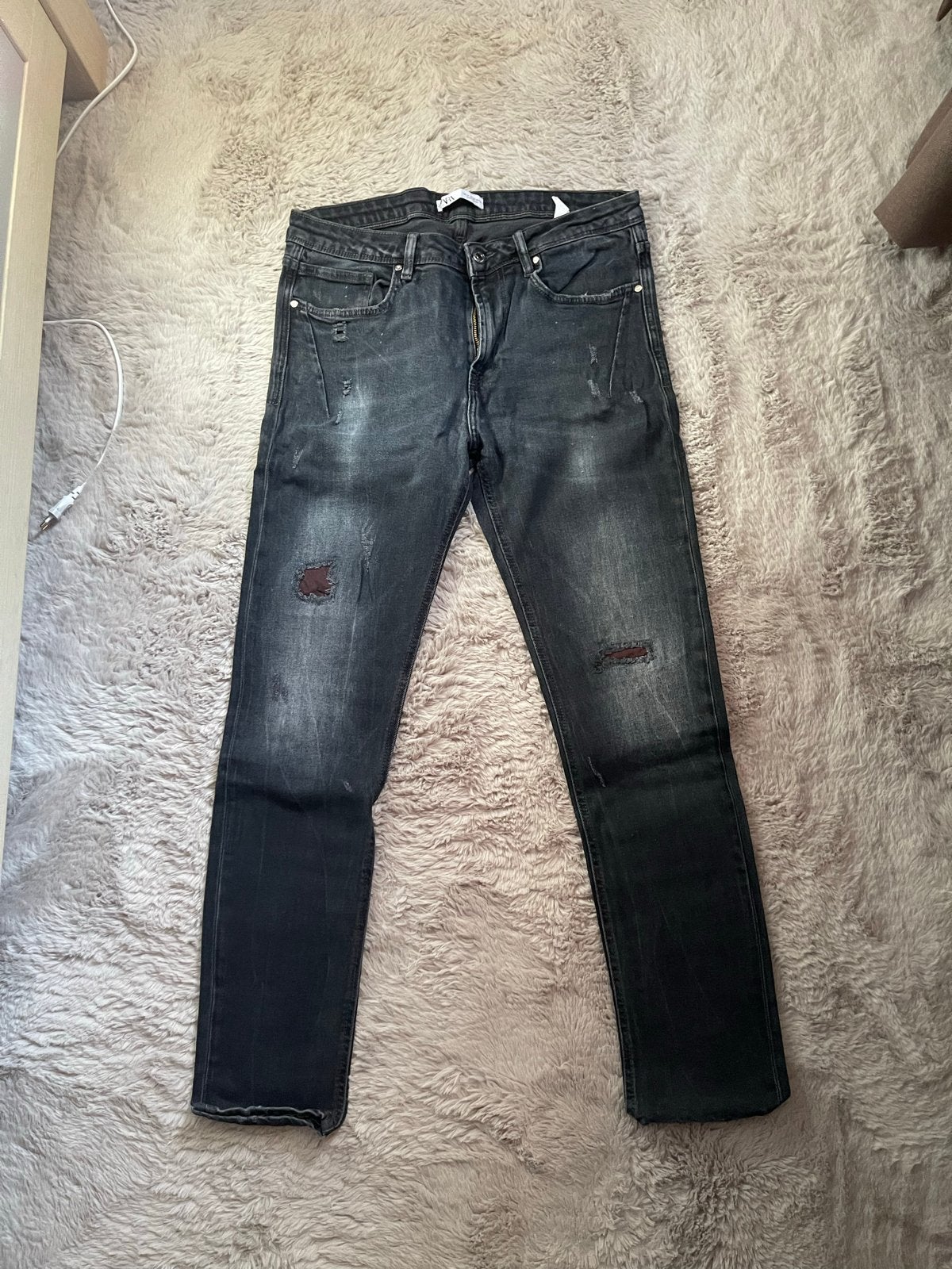 Zara Jeans Zwart W32, Ophalen of Verzenden, Gedragen, Zwart, W32 (confectie 46) of kleiner