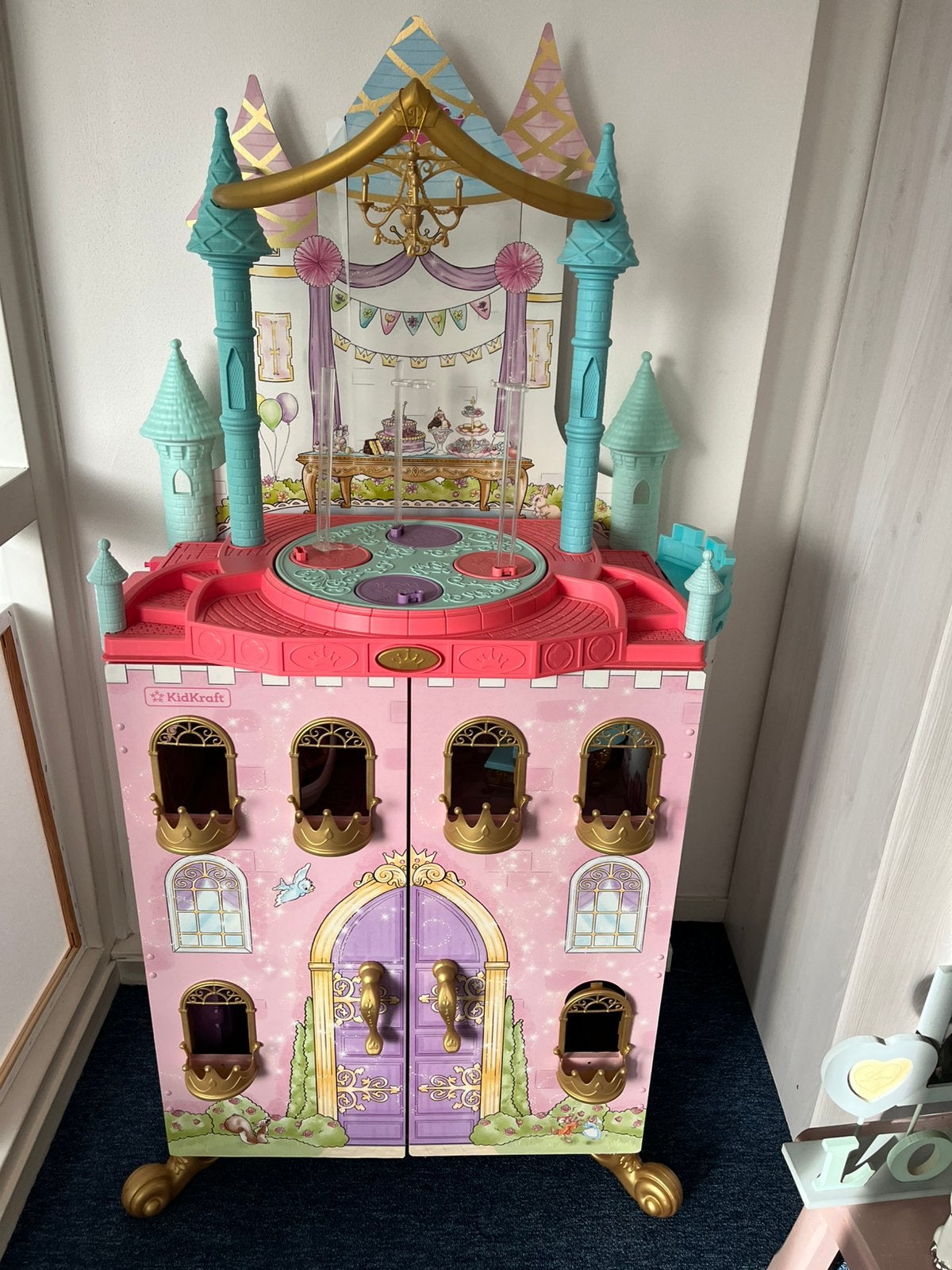 Groot belle/beest kasteel, Kinderen en Baby's, Ophalen, Zo goed als nieuw, Poppenhuis