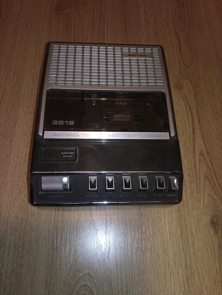 Vintage Philips 3218 Casetterecorder - Werkt nog!, Ophalen of Verzenden, Enkel, Philips, Tiptoetsen