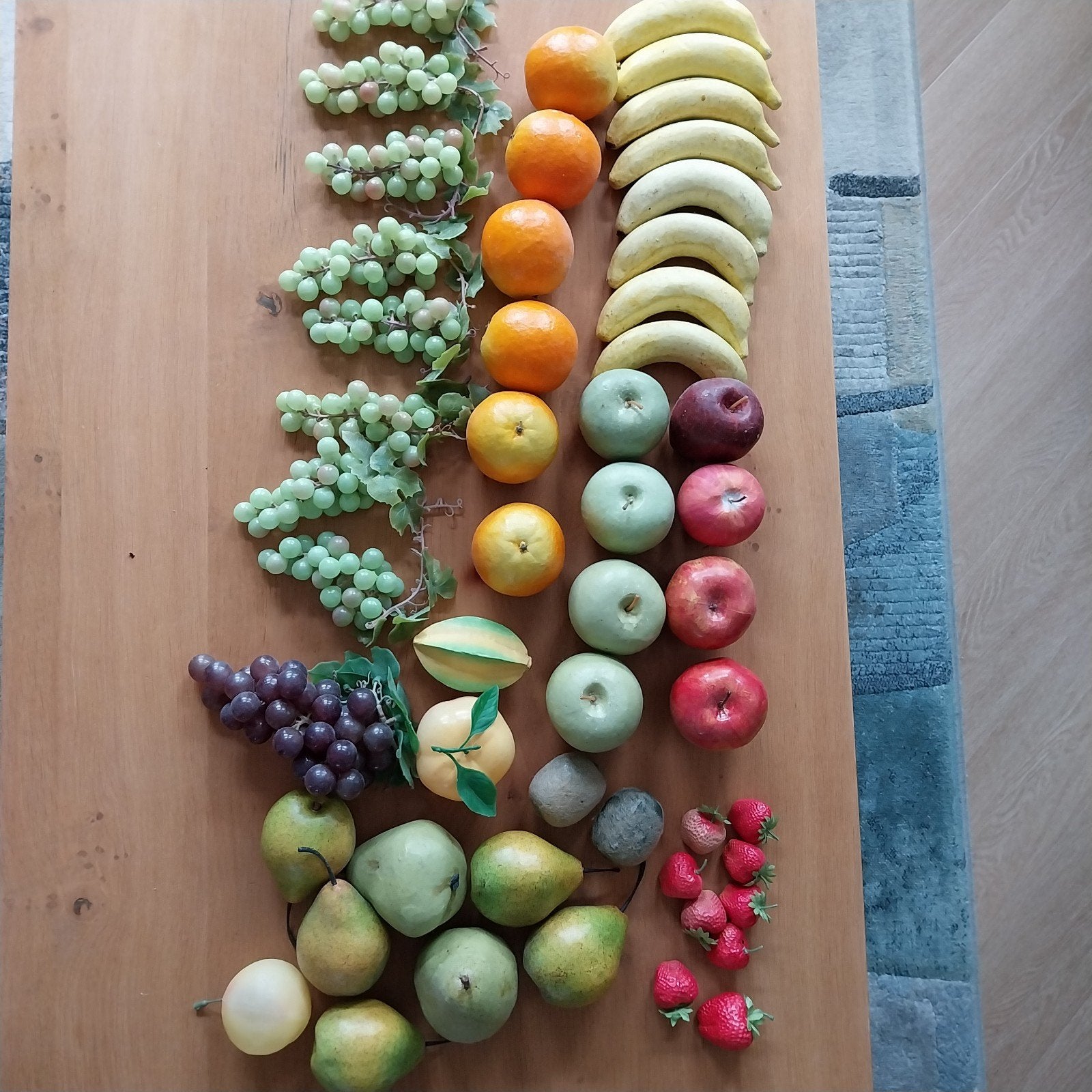assortiment kunstfruit, Ophalen