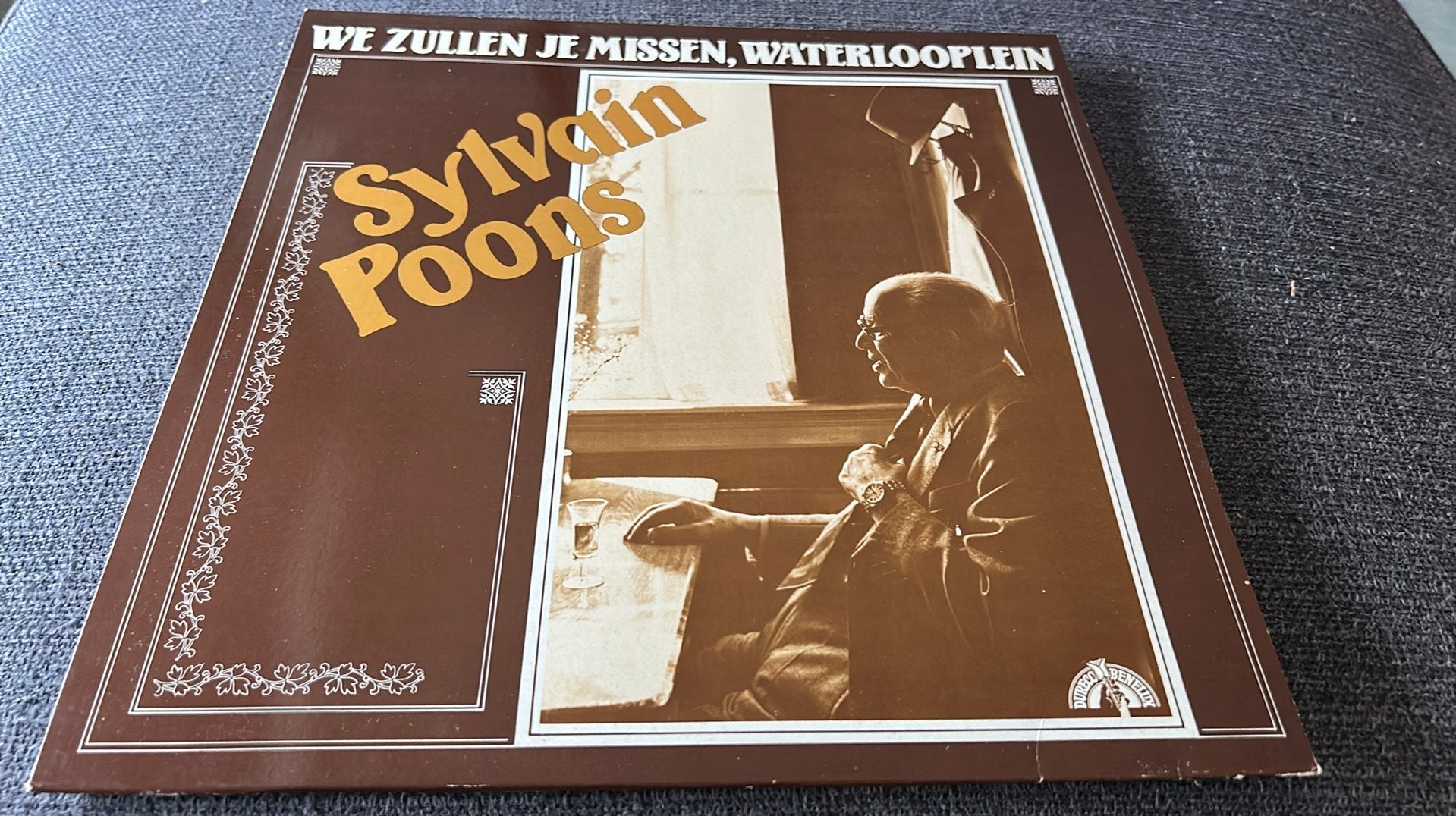 Lp Sylvain Poons - We Zullen Je Missen, Waterlooplein, Ophalen of Verzenden, Gebruikt, 12 inch, Levenslied of Smartlap
