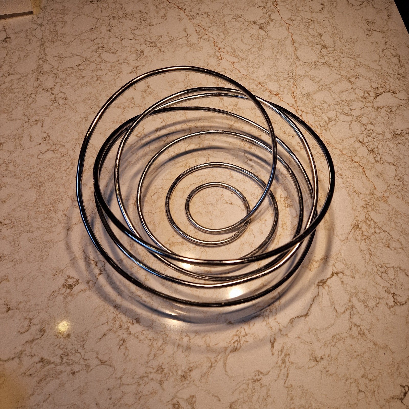 Black + Blum Chrome Fruitschaal design, Ophalen of Verzenden, Zo goed als nieuw, Zilver, Metaal