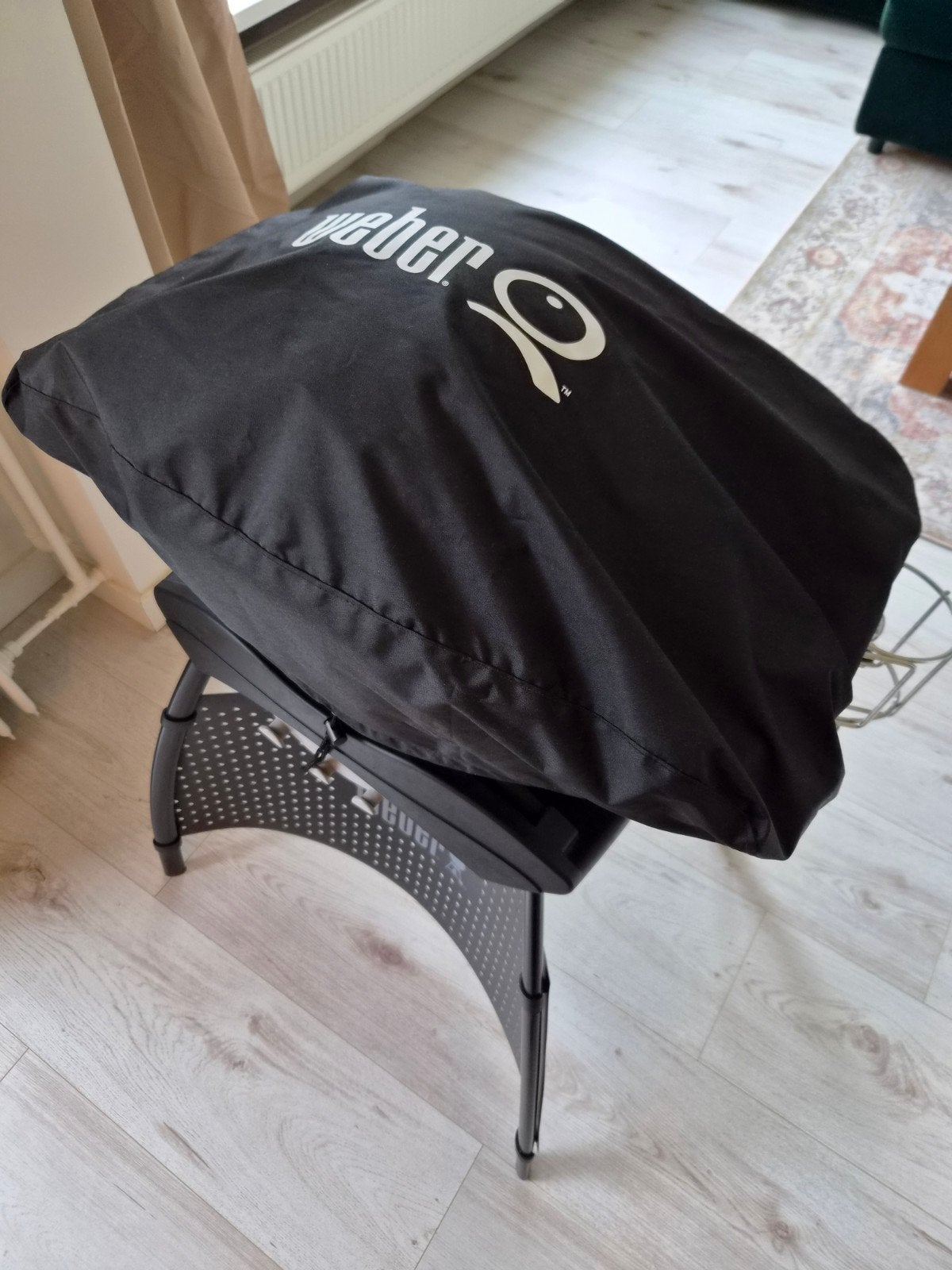 Weber Q1200 Gasbarbecue met onderstel en hoes, Ophalen, Gebruikt, Weber