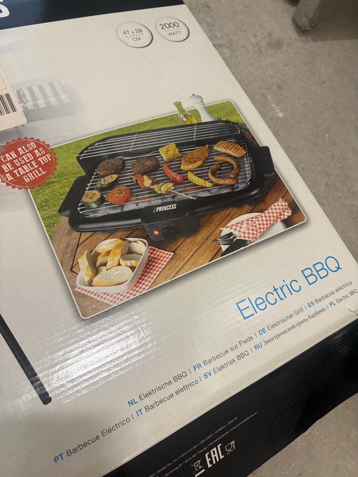 Princess Elektrische Barbecue - Nieuwstaat (onderstel roest), Ophalen, Gebruikt