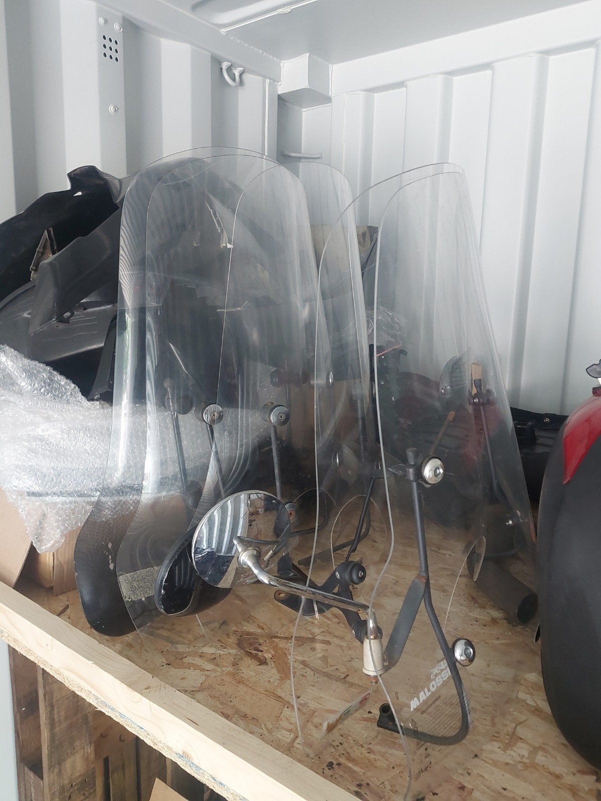 windschermen 5 stuks voor scooters, Ophalen, Overige typen, Overige merken