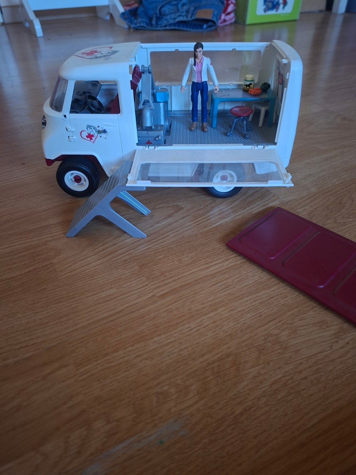 Paarden arts Schleich, Verzenden, Zo goed als nieuw