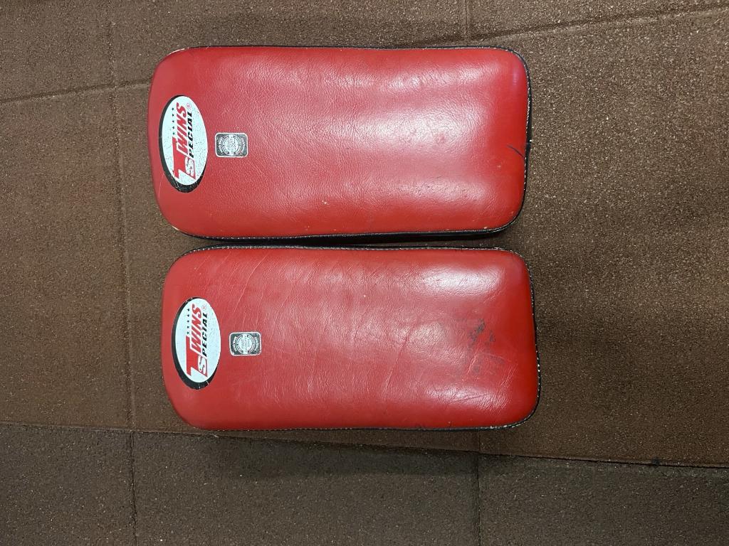 Twins stoot / trap pads / armpads in goede staat, Twins, Twins, Ophalen of Verzenden, Boks-accessoire