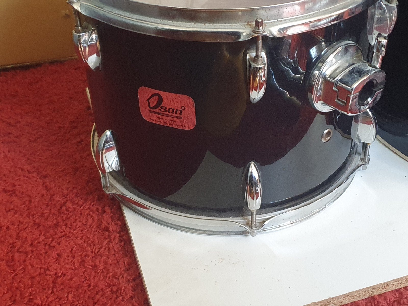 Osan 13" tom,  kan evt als compacte floortom, Ophalen of Verzenden, Gebruikt, Drums of Percussie