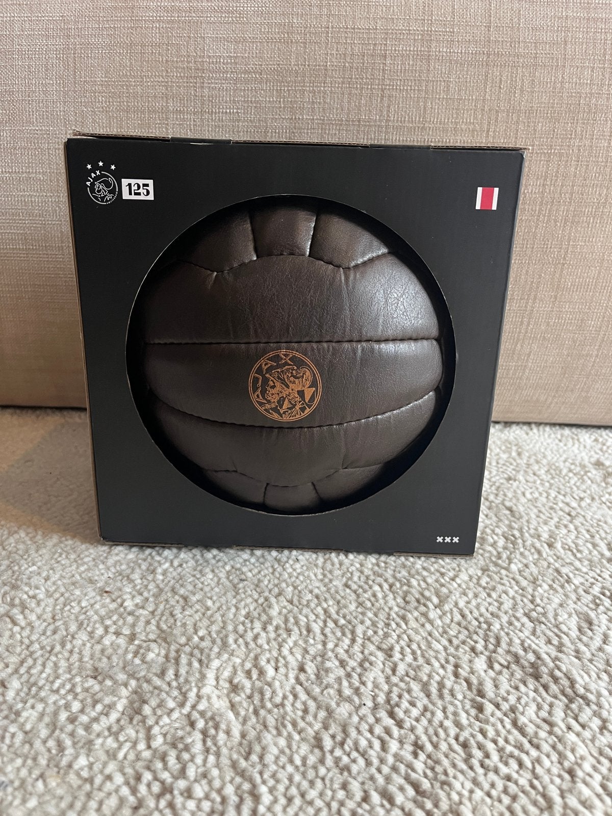 Ajax bal - 125 jarig bestaan, Maat XL, Ophalen of Verzenden, Nieuw, Bal