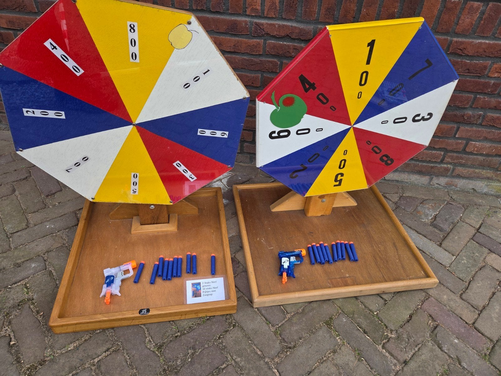 Nerf schieten bewegend rad pijltjes met zuignap., Een of twee spelers, Ophalen, Zo goed als nieuw