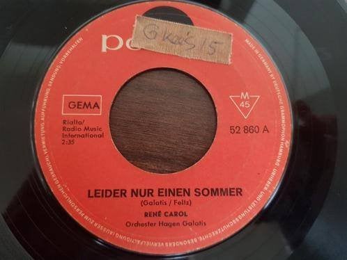 René Carol – Leider Nur Einen Sommer, Overige genres, 7 inch, Single, Ophalen of Verzenden