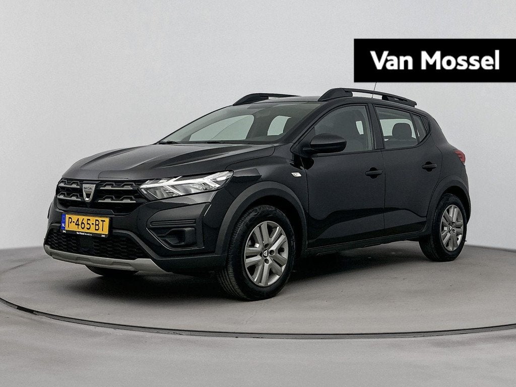 Dacia Sandero 1.0 TCe ECO-G Expression 100PK | Trekhaak | Pa, Auto's, Dacia, Euro 6, Zwart, Origineel Nederlands, Bedrijf