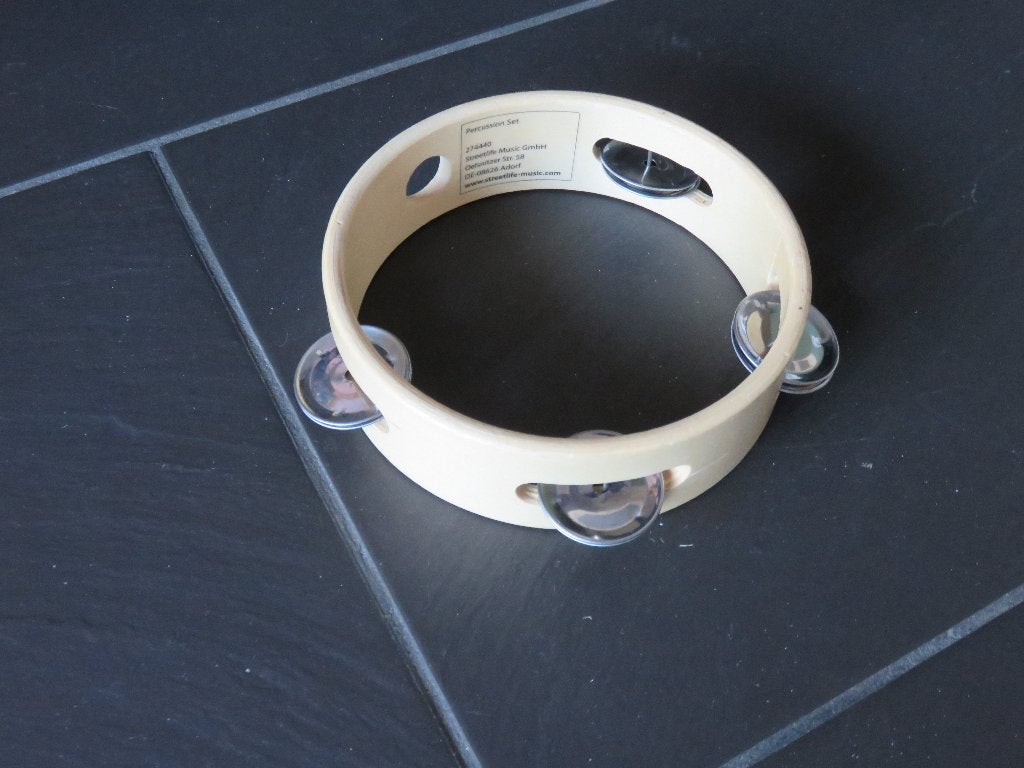 Tamboerijn van 16cm doorsnede. Mooi houten instrument, Ophalen of Verzenden, Zo goed als nieuw, Ontdekken