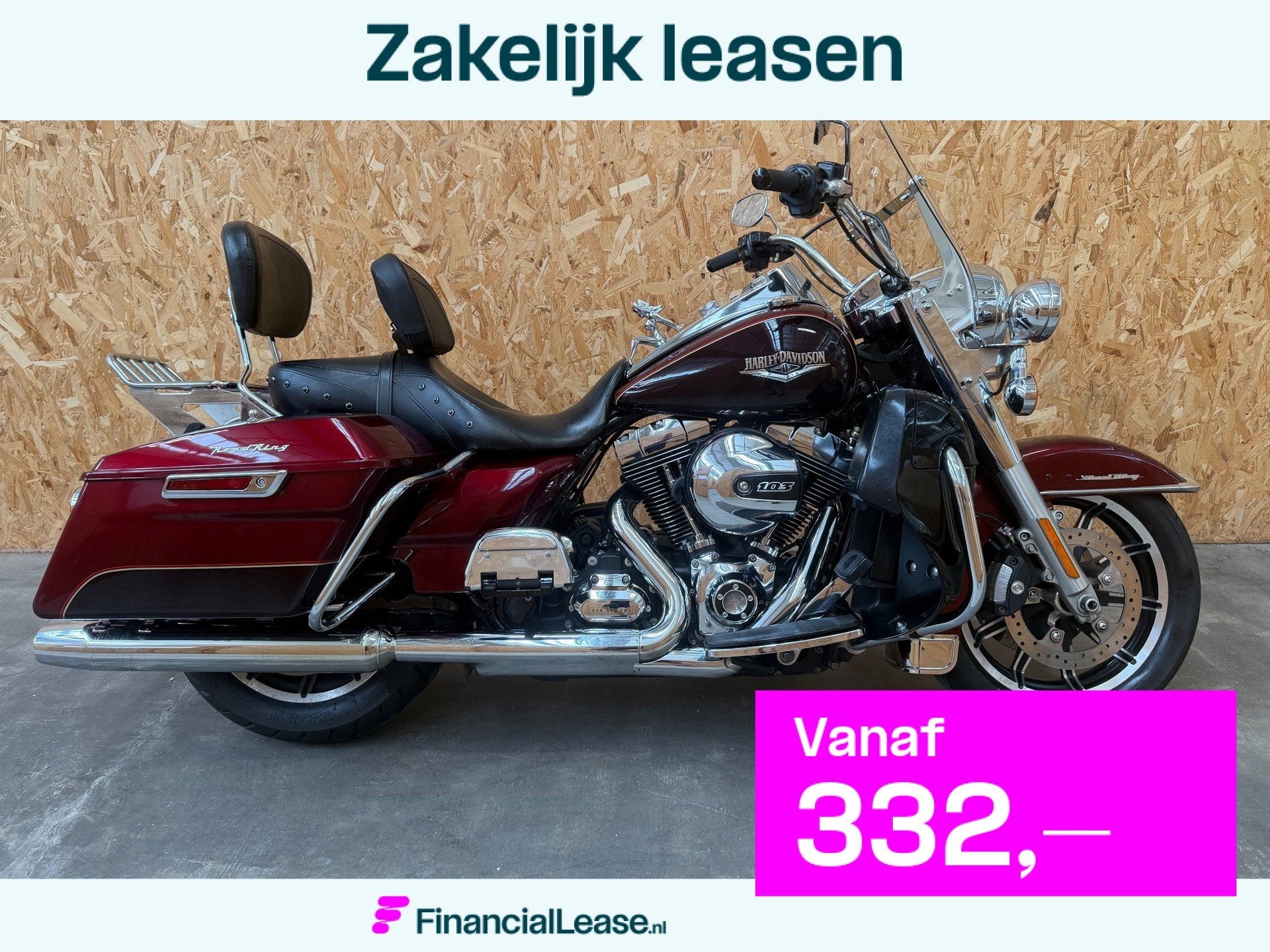 Harley Davidson Road king 103 high output 2016 vol, 1690 cc, Bedrijf, Meer dan 35 kW, Toermotor