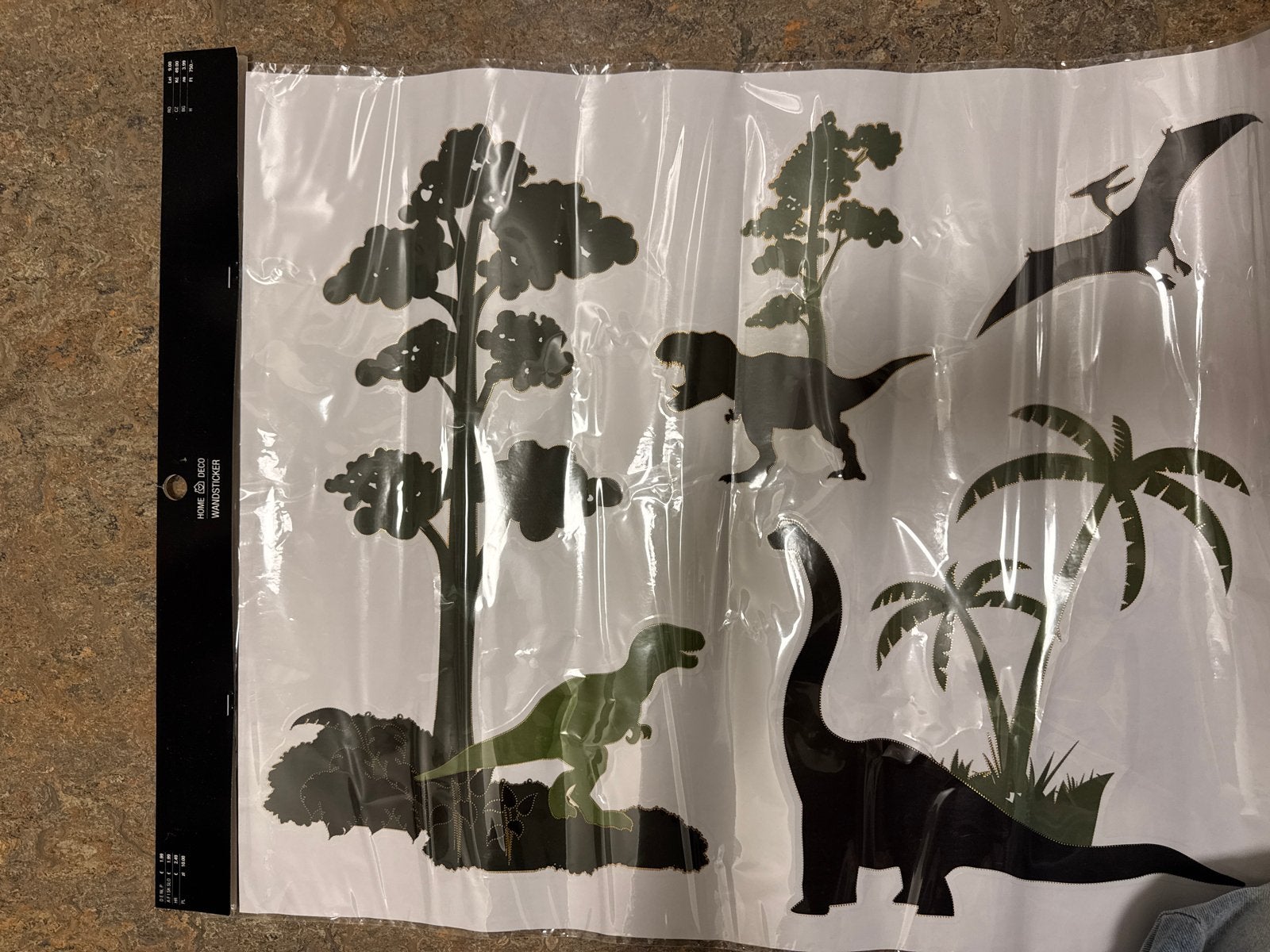 Dinosaurus Muurstickers - Jungle Thema Wanddecoratie, Meerkleurig, Nieuw, Ophalen of Verzenden, Kunststof