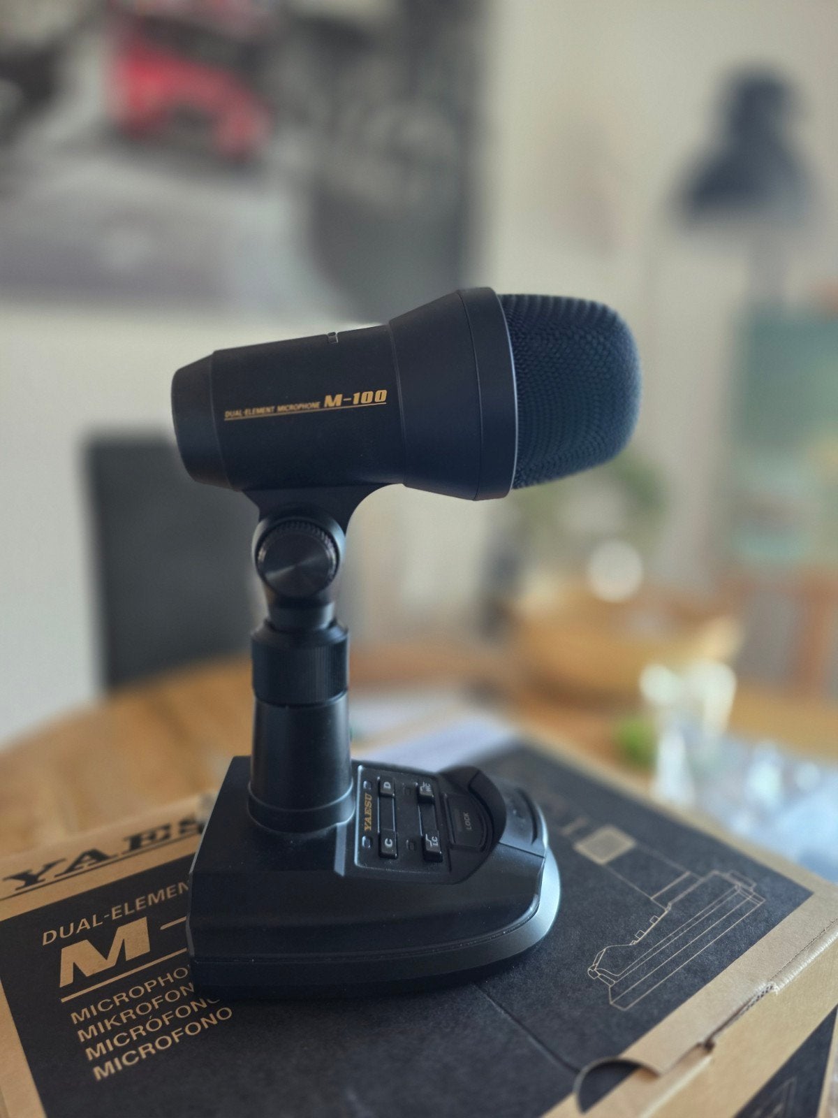 Yaesu M-100 Dual-Element Microfoon - Zo goed als nieuw, Ophalen of Verzenden, Zo goed als nieuw
