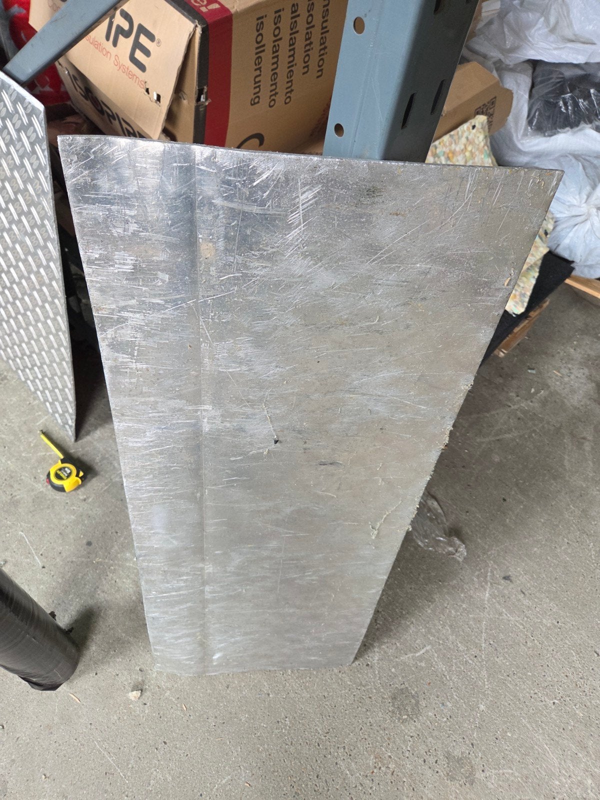 Aluminium Traanplaat Profiel 40x102 cm, 4mm dik, Ophalen of Verzenden, Gebruikt, Aluminium