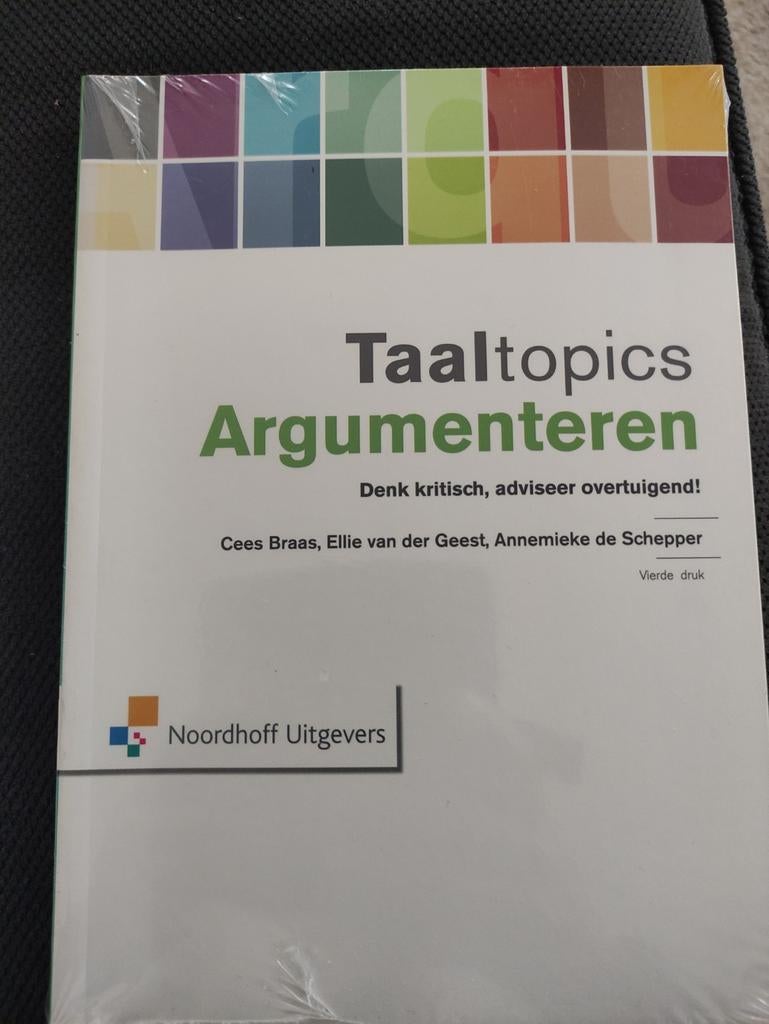 Taaltopics argumenteren denk kritisch, Ophalen of Verzenden, Alpha, Nieuw, HBO